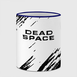 Кружка 3D Dead space чёрные краски, цвет: 3D-синий кант — фото 2