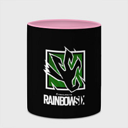 Кружка 3D Ubisoft game rainbow six, цвет: 3D-белый + розовый — фото 2