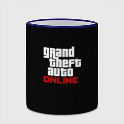 Кружка 3D GTA online logo, цвет: 3D-синий кант — фото 2