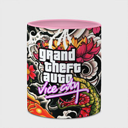 Кружка 3D GTA vice city yakudza, цвет: 3D-белый + розовый — фото 2