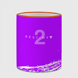 Кружка 3D Destiny онлайн игра краски, цвет: 3D-оранжевый кант — фото 2