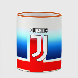 Кружка 3D Ювентус анг, цвет: 3D-оранжевый кант — фото 2