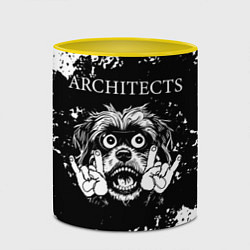 Кружка 3D Architects рок пес, цвет: 3D-белый + желтый — фото 2