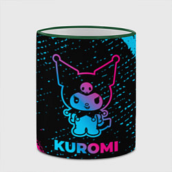 Кружка 3D Kuromi - neon gradient, цвет: 3D-зеленый кант — фото 2