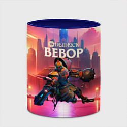 Кружка 3D Deadlock Bebop, цвет: 3D-белый + синий — фото 2