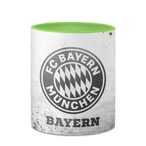 Кружка цветная Bayern - white gradient / 3D-Белый + светло-зеленый – фото 2