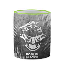 Кружка 3D Goblin Slayer - grey gradient, цвет: 3D-светло-зеленый кант — фото 2