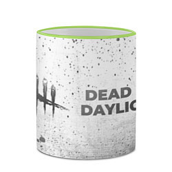 Кружка 3D Dead by Daylight - white gradient по-горизонтали, цвет: 3D-светло-зеленый кант — фото 2