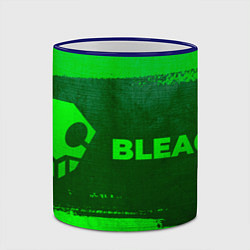 Кружка 3D Bleach - green gradient по-горизонтали, цвет: 3D-синий кант — фото 2