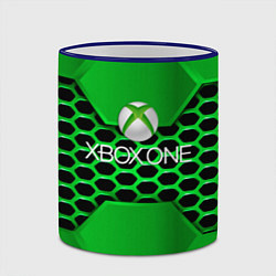 Кружка 3D Xbox metal game, цвет: 3D-синий кант — фото 2