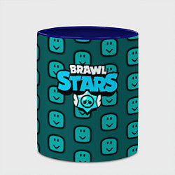 Кружка 3D Brawl stars mobile, цвет: 3D-белый + синий — фото 2