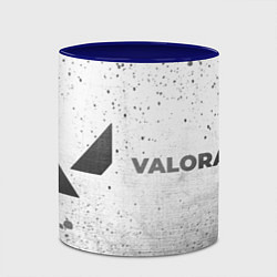 Кружка 3D Valorant - white gradient по-горизонтали, цвет: 3D-белый + синий — фото 2