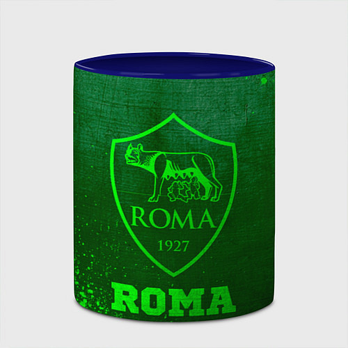 Кружка цветная Roma - green gradient / 3D-Белый + синий – фото 2