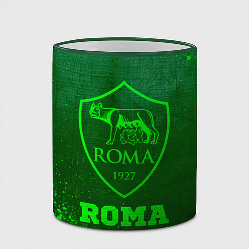 Кружка цветная Roma - green gradient / 3D-Зеленый кант – фото 2