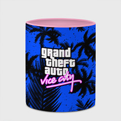 Кружка 3D Vice cuty gta tropic steel, цвет: 3D-белый + розовый — фото 2