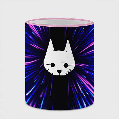 Кружка цветная Stray neon energy / 3D-Розовый кант – фото 2