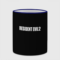 Кружка 3D Resident Evil 2 logo, цвет: 3D-синий кант — фото 2