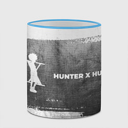 Кружка 3D Hunter x Hunter - grey gradient по-горизонтали, цвет: 3D-небесно-голубой кант — фото 2