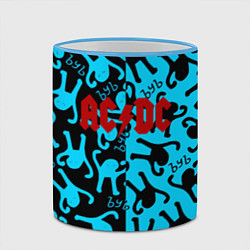 Кружка 3D ACDC mem party, цвет: 3D-небесно-голубой кант — фото 2