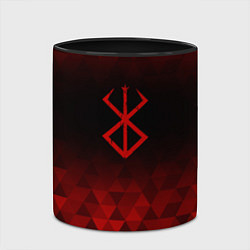Кружка 3D Berserk red poly, цвет: 3D-белый + черный — фото 2