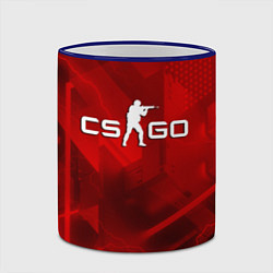 Кружка 3D CSGO абстракция, цвет: 3D-синий кант — фото 2