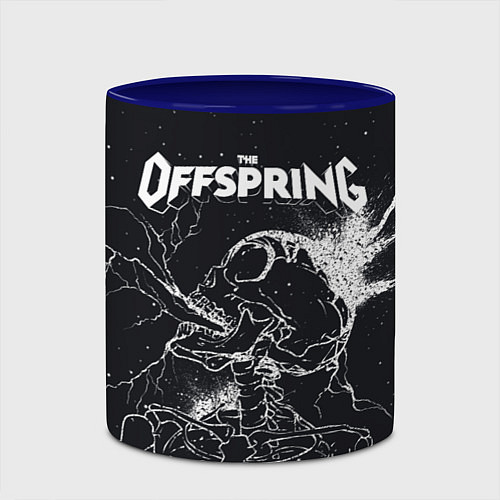 Кружка цветная The offspring Supercharged / 3D-Белый + синий – фото 2