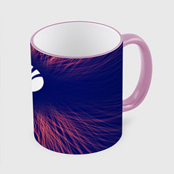 Кружка 3D Daewoo red energy, цвет: 3D-розовый кант