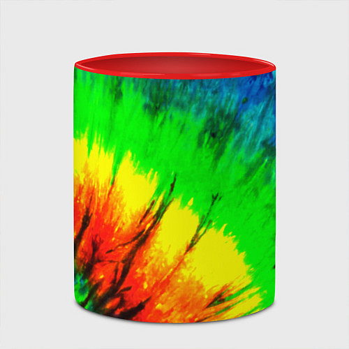 Кружка цветная Краски ти дай / 3D-Белый + красный – фото 2