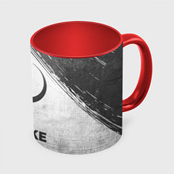Кружка 3D Quake - white gradient, цвет: 3D-белый + красный
