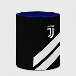 Кружка 3D Juventus line white, цвет: 3D-белый + синий — фото 2