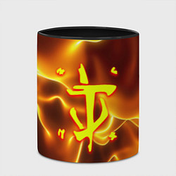 Кружка 3D Doom грозовой стиль марса, цвет: 3D-белый + черный — фото 2