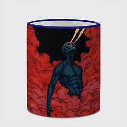 Кружка 3D Космический гигант демон, цвет: 3D-синий кант — фото 2