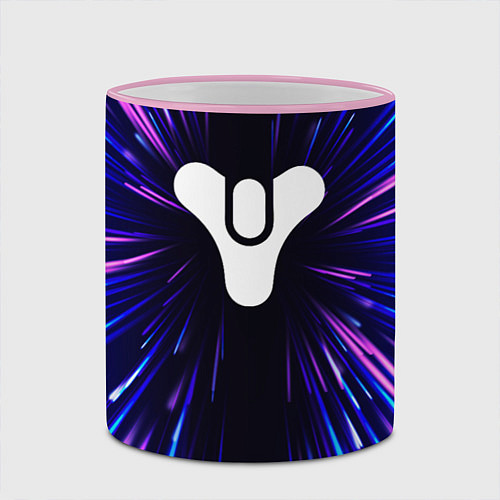 Кружка цветная Destiny neon energy / 3D-Розовый кант – фото 2