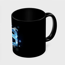 Кружка 3D Dota 2 - ice, цвет: 3D-белый + черный