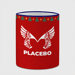 Кружка 3D Placebo new year, цвет: 3D-синий кант — фото 2