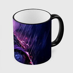 Кружка 3D Thor - Neon rain, цвет: 3D-черный кант