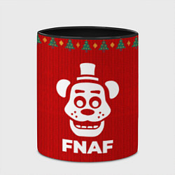 Кружка 3D FNAF new year, цвет: 3D-белый + черный — фото 2