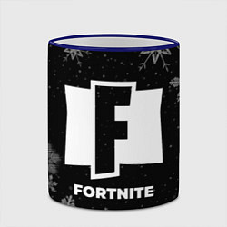 Кружка 3D Снежный Fortnite, цвет: 3D-синий кант — фото 2