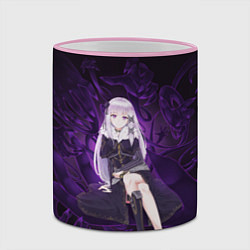 Кружка 3D Сателла Re:Zero, цвет: 3D-розовый кант — фото 2