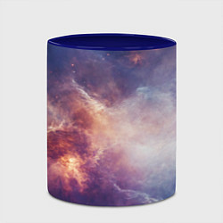 Кружка 3D Туманности космоса, цвет: 3D-белый + синий — фото 2