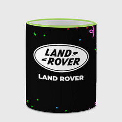 Кружка 3D Land Rover конфети, цвет: 3D-светло-зеленый кант — фото 2