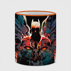 Кружка 3D Batman from hell, цвет: 3D-оранжевый кант — фото 2