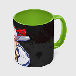 Кружка 3D Seiko Ayase, цвет: 3D-белый + светло-зеленый