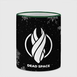 Кружка 3D Снежный Dead Space, цвет: 3D-зеленый кант — фото 2