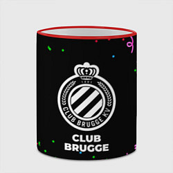 Кружка 3D Club Brugge конфети, цвет: 3D-красный кант — фото 2