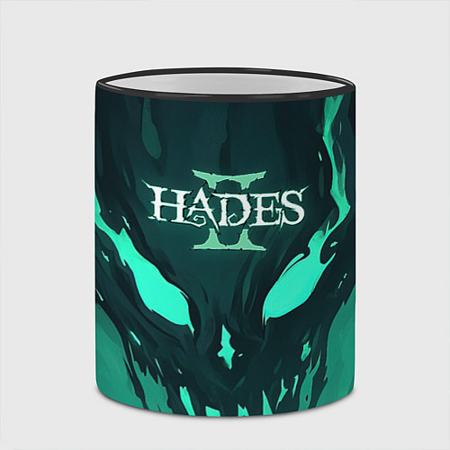 Кружка цветная По мотивам игры Hades 2 / 3D-Черный кант – фото 2