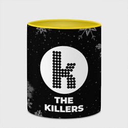 Кружка 3D Снежный The Killers, цвет: 3D-белый + желтый — фото 2