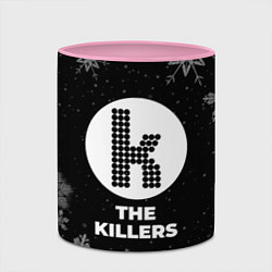 Кружка 3D Снежный The Killers, цвет: 3D-белый + розовый — фото 2