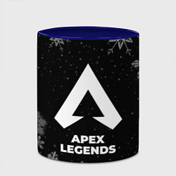 Кружка 3D Снежный Apex Legends, цвет: 3D-белый + синий — фото 2