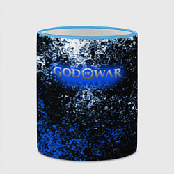 Кружка 3D God of War краски, цвет: 3D-небесно-голубой кант — фото 2